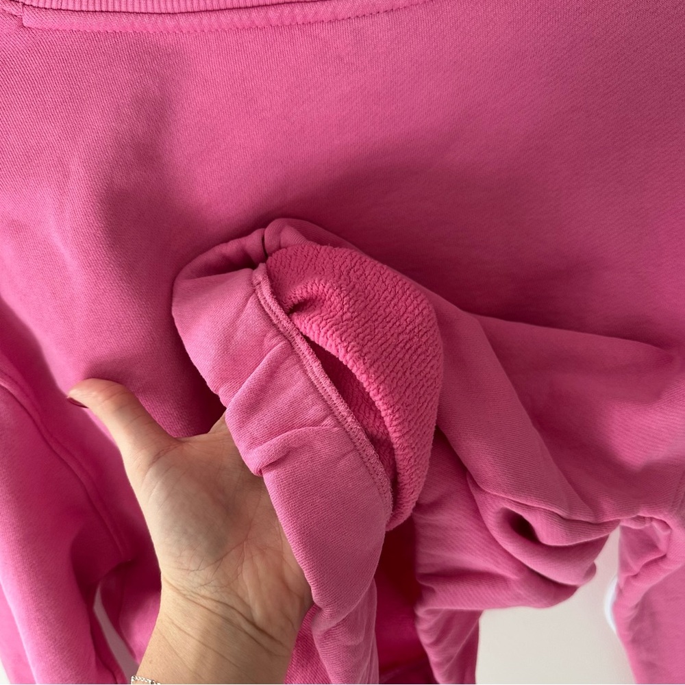 Pink Cropped Sweatshirt - Picture 7 of 8